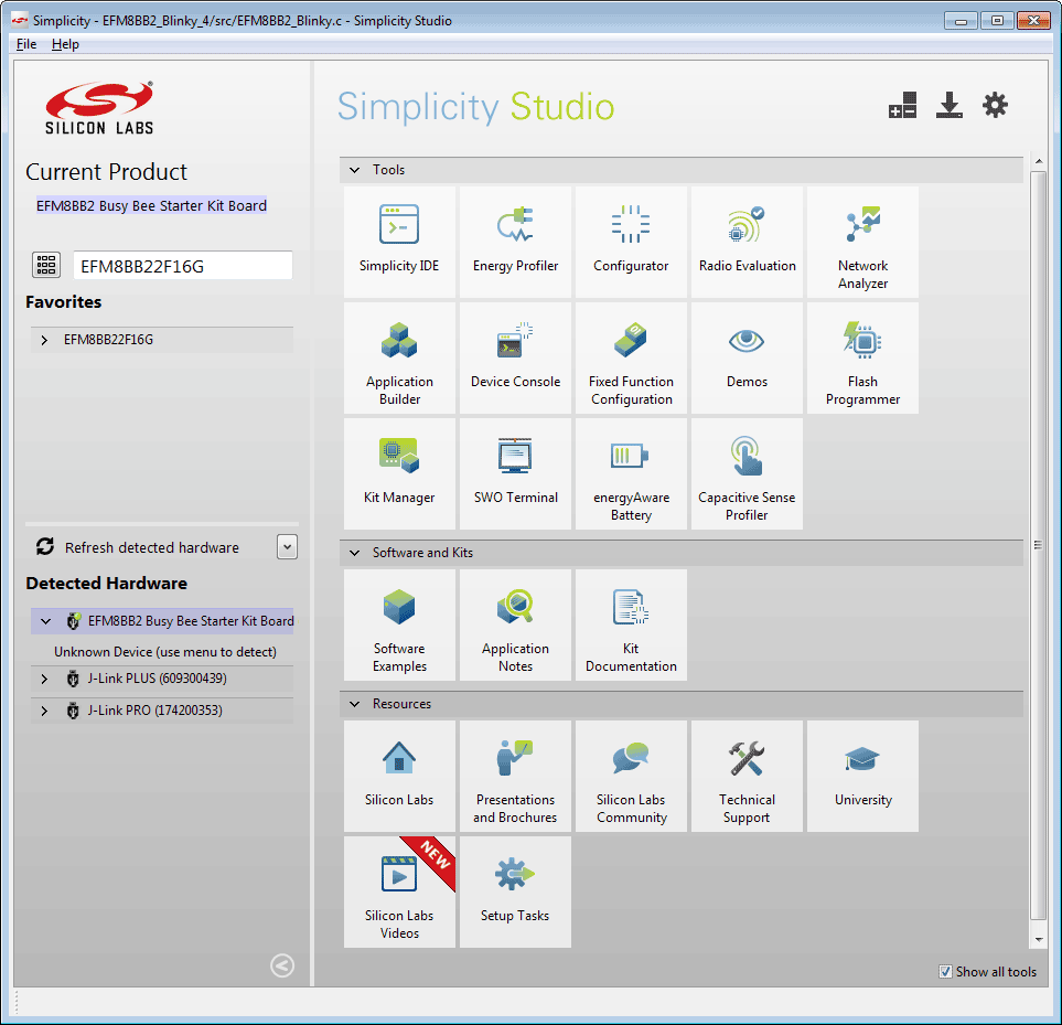 segger embedded studio project file icons