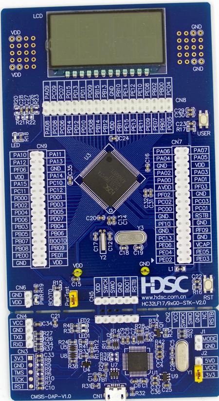 XHSC HC32LF17-9x GO-STK-V2.0 HC32L196PCTA board.jpg